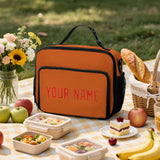 Custom Orange Orange Red Lunch Bag