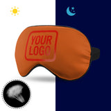 Custom Orange Orange Red Sleep Mask