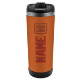 Custom Orange Coral Red Stainless Steel Water Cup