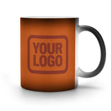 Custom Orange Coral Red Magic Mug