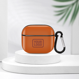 Custom Orange Coral Red AirPods Case (3rd Generation)