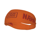 Custom Orange Coral Red Sports headband
