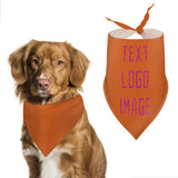 Custom Orange Pink Pet Scarf