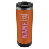 Custom Orange Light Pink Stainless Steel Water Cup