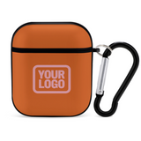 Custom Orange Light Pink AirPods Case