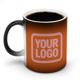 Custom Orange Light Pink Magic Mug