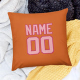 Custom Orange Light Pink Pillowcase