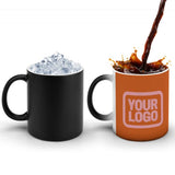 Custom Orange Light Pink Magic Mug