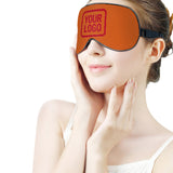 Custom Orange Red Sleep Mask