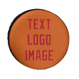 Custom Orange Red Truck Tires
