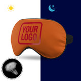 Custom Orange Red Sleep Mask