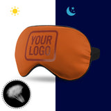 Custom Orange Coral Red Sleep Mask
