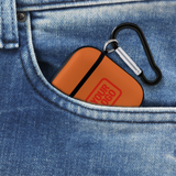 Custom Orange Orange Red AirPods Case