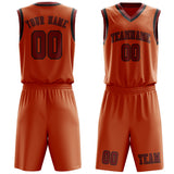 Custom Orange Coral Red Basketball Set