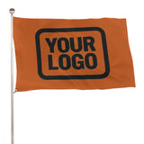 Custom Orange Black Flag