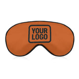 Custom Orange Black Sleep Mask