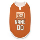 Custom Orange Cream Pet Vest