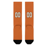Custom Orange Cream Knee-High Sock