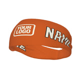 Custom Orange Cream Sports headband