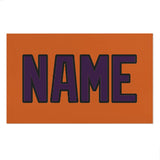 Custom Orange Purple Beach Towel