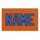 Custom Orange Sky Blue Beach Towel