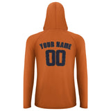Custom Orange Navy UV-Hoodie