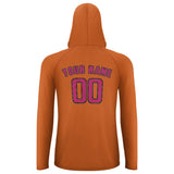 Custom Orange Pink UV-Hoodie