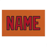 Custom Orange Red Beach Towel