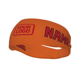 Custom Orange Red Sports headband
