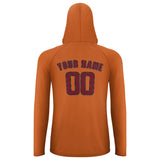 Custom Orange Crimson Red UV-Hoodie