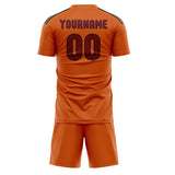 Custom Orange Crimson Red Soccer Jersey