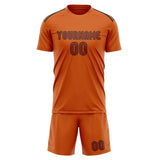 Custom Orange Coral Red Soccer Jersey