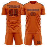 Custom Orange Coral Red Soccer Jersey