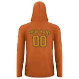Custom Orange Yellow UV-Hoodie