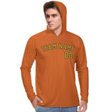 Custom Orange Yellow UV-Hoodie