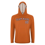 Custom Orange Light Pink UV-Hoodie