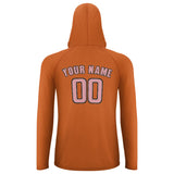 Custom Orange Light Pink UV-Hoodie