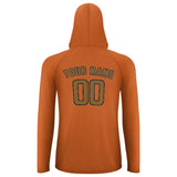 Custom Orange Khaki UV-Hoodie