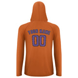 Custom Orange Light Purple UV-Hoodie