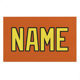 Custom Orange Light Yellow Beach Towel