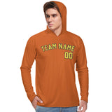 Custom Orange Light Yellow UV-Hoodie