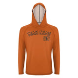 Custom Orange Orange UV-Hoodie