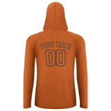 Custom Orange Orange UV-Hoodie