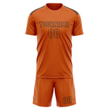 Custom Orange Orange Soccer Jersey