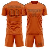 Custom Orange Orange Soccer Jersey