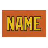 Custom Orange Gold Beach Towel