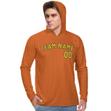 Custom Orange Gold UV-Hoodie