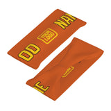 Custom Orange Gold Sports headband