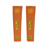 Custom Orange Gold Arm Sleeve