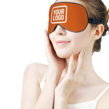 Custom Orange White Sleep Mask